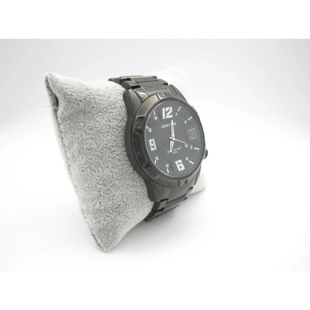 Men Armitron Quartz 165ft WR Analog 41mm Round Watch (I24) 